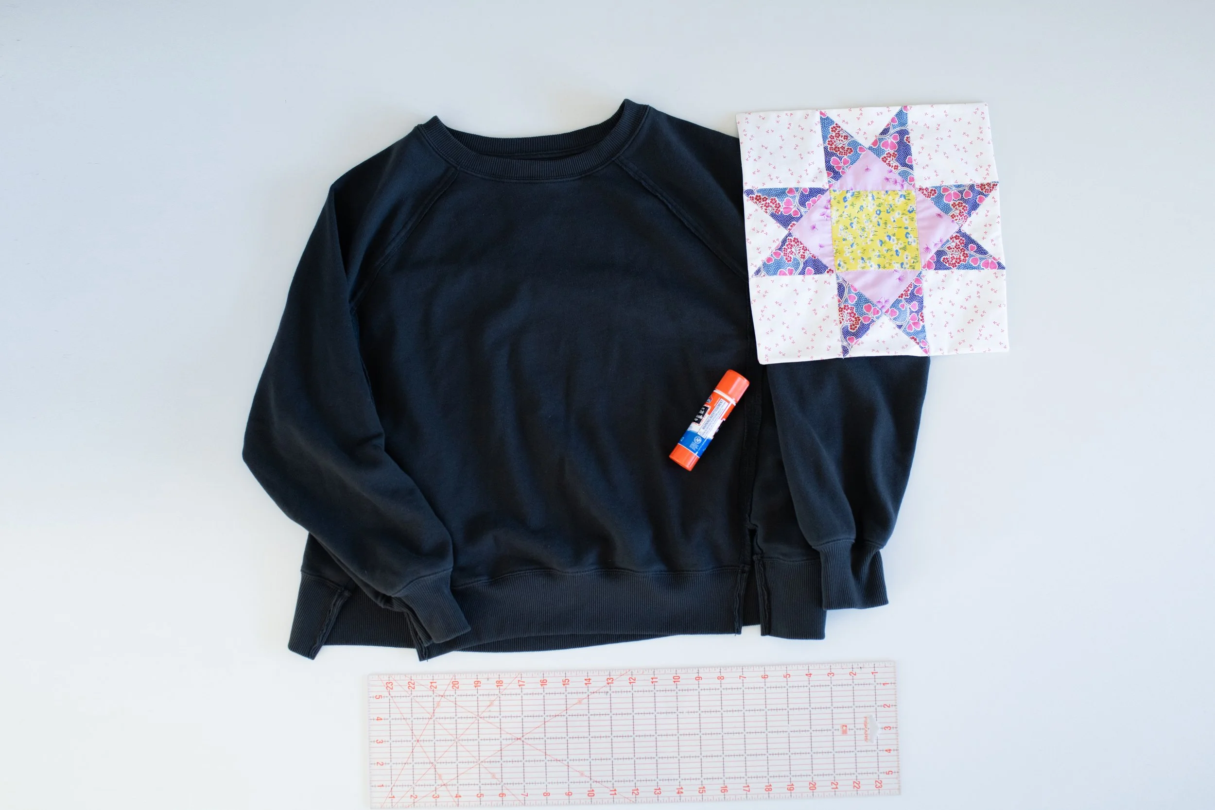 ◇KJ◇COOTIE PRODUCTIONS QUILTING SWEAT COOTIE PRODUCTIONS/Quilting Sweat Crew（Black/White